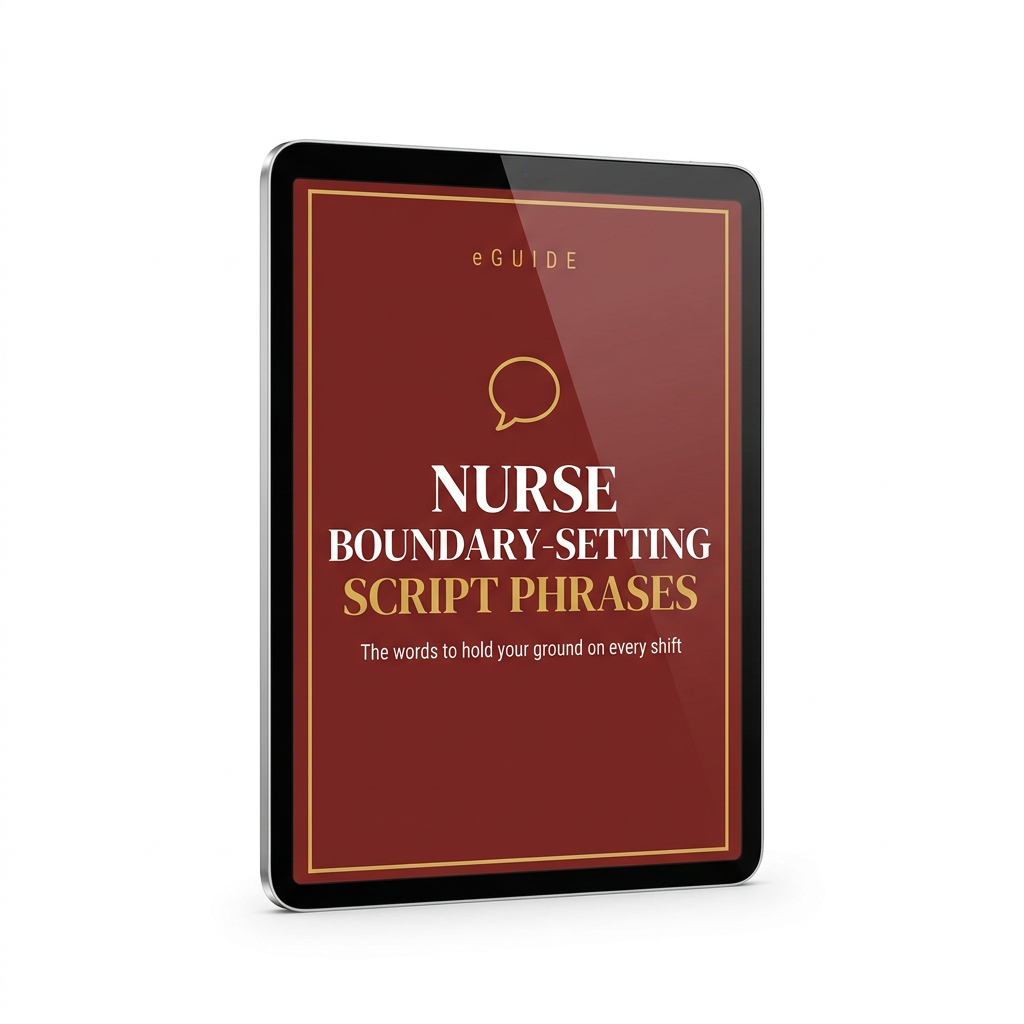 Nurse Boundary-Setting Script Phrases (eGuide)